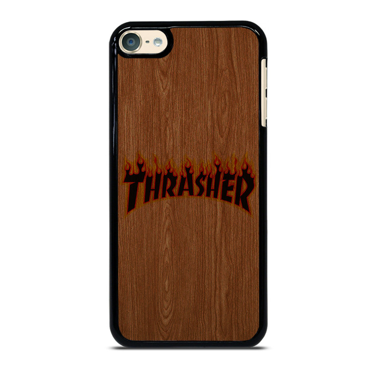 THRASHER SKATEBOARD WOODEN LOGO iPod Touch 6 Case Cover