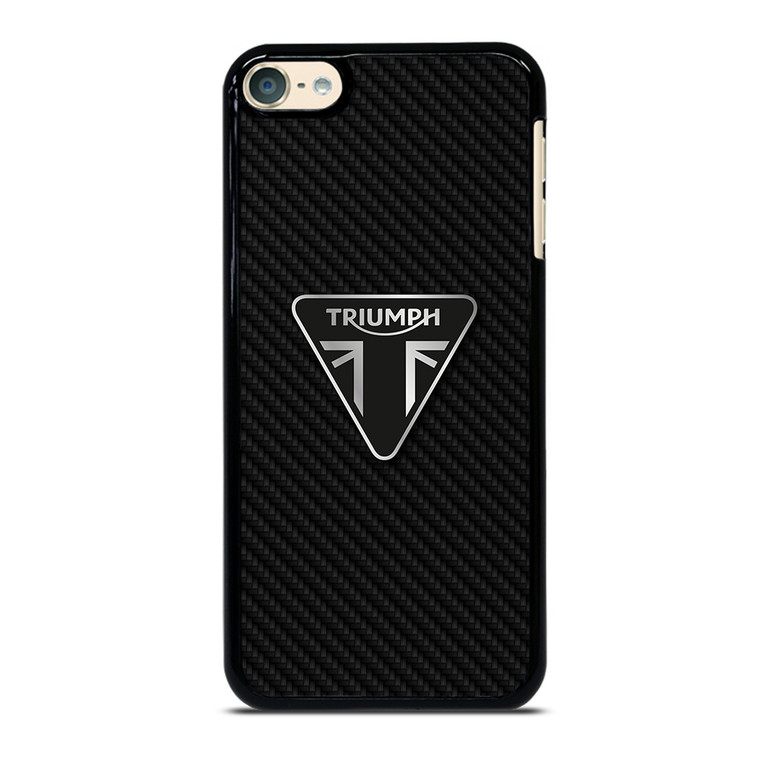 TRIUMPH MOTORCYCLES CARBON FIBER iPod Touch 6 Case Cover