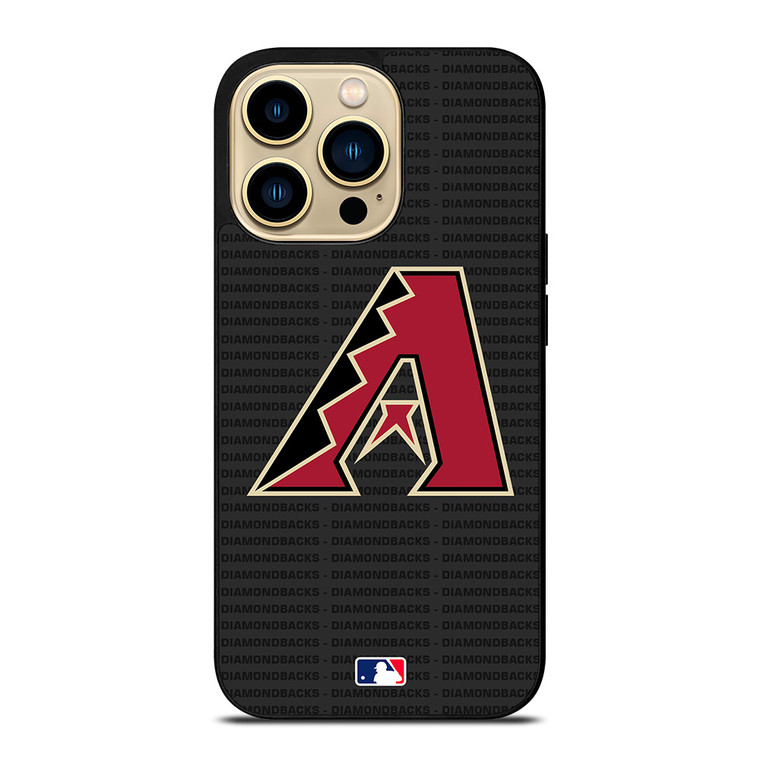 ARIZONA DIAMONDBACKS BASEBALL BLACK iPhone 14 Pro Max Case Cover