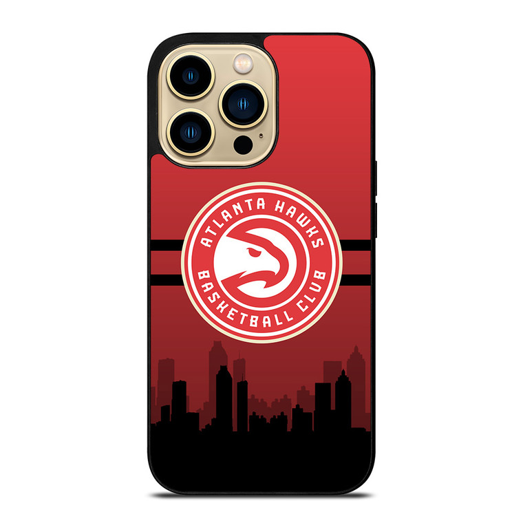 ATLANTA HAWKS NBA SKYLINE iPhone 14 Pro Max Case Cover