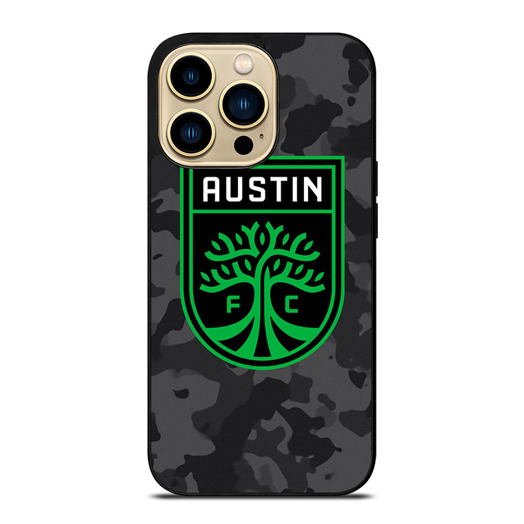 AUSTIN FC MLS BLACK CAMO iPhone 14 Pro Max Case Cover