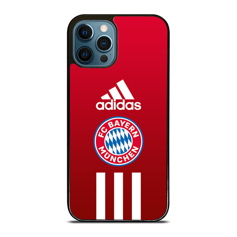 BAYERN MUNCHEN FC ADIDAS STRIPES iPhone 12 Pro Max Case Cover