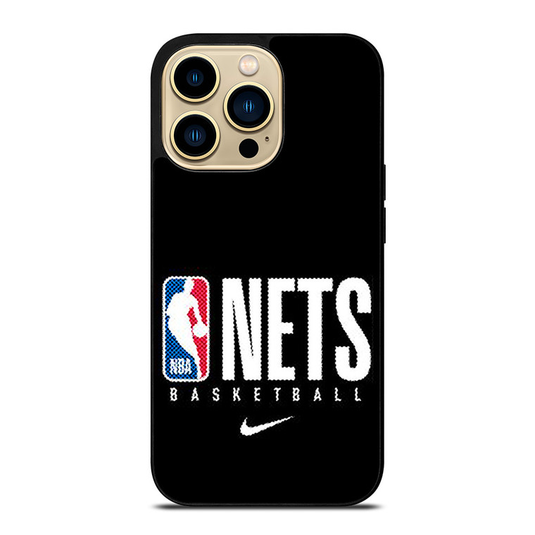BROOKLYN NETS NBA BASKETBALL LOGO iPhone 14 Pro Max Case Cover