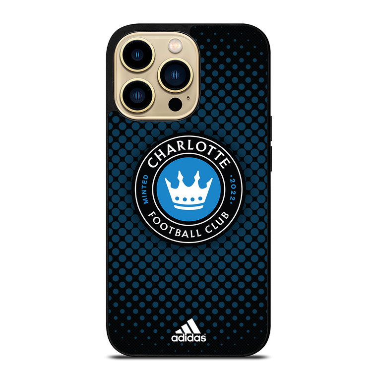 CHARLOTTE FC SOCCER MLS ADIDAS iPhone 14 Pro Max Case Cover