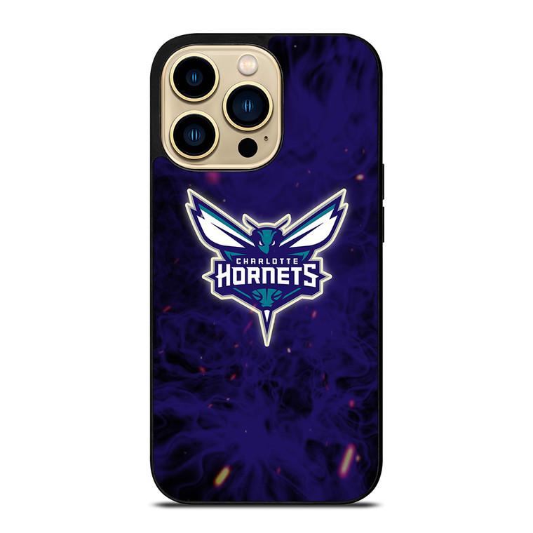 CHARLOTTE HORNETS BASKETBALL NBA FIRE iPhone 14 Pro Max Case Cover