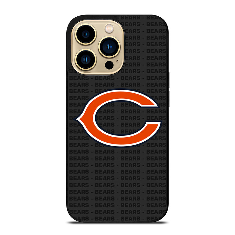 CHICAGO BEARS FOOTBALL TEXT iPhone 14 Pro Max Case Cover