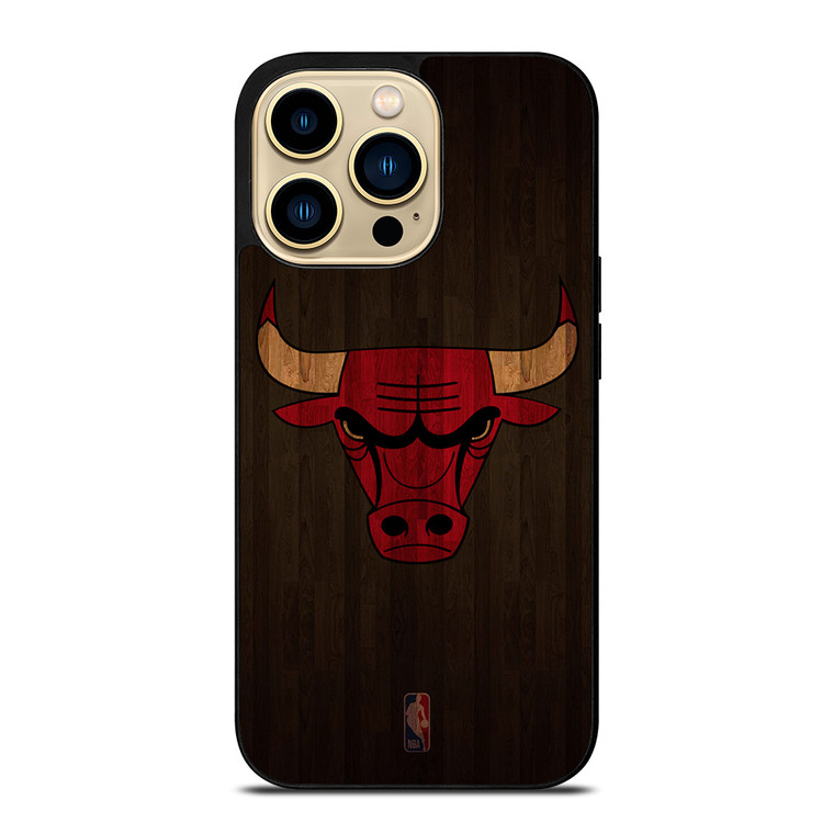 CHICAGO BULLS BASKETBALL COURT NBA iPhone 14 Pro Max Case Cover