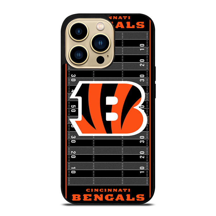 CINCINNATI BENGALS FOOTBALL FIELD iPhone 14 Pro Max Case Cover