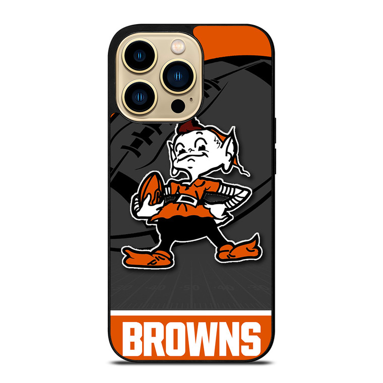 CLEVELAND BROWNS NFL TEAM iPhone 14 Pro Max Case Cover