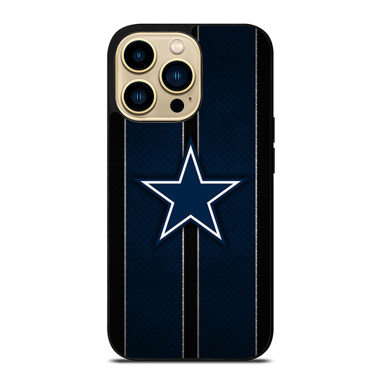 DALLAS COWBOYS NFL METAL STRIPE iPhone 14 Pro Max Case Cover