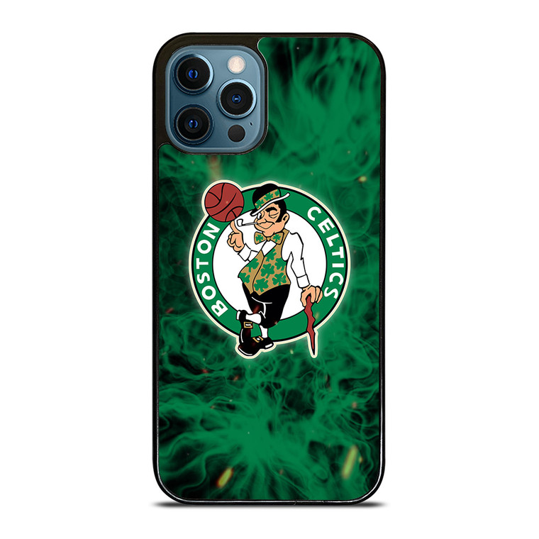 BOSTON CELTICS BASKETBALL NBA FIRE iPhone 12 Pro Max Case Cover