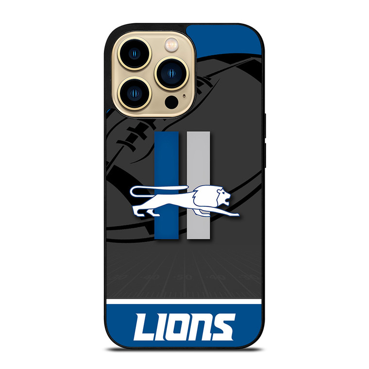 DETROIT LIONS NFL TEAM iPhone 14 Pro Max Case Cover