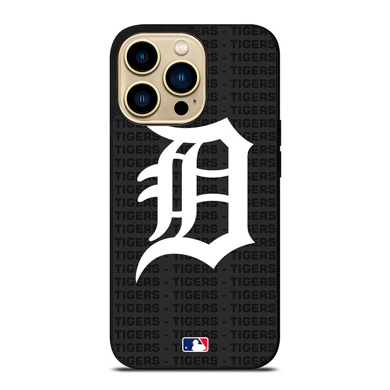 DETROIT TIGERS BASEBALL BLACK iPhone 14 Pro Max Case Cover