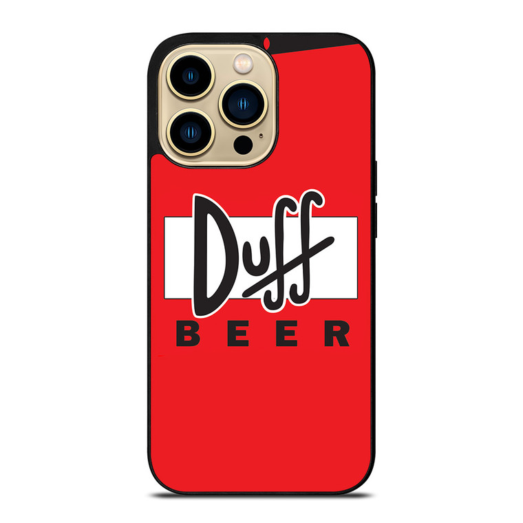 DUFF BEER THE SIMPSONS CARTOON 2 iPhone 14 Pro Max Case Cover