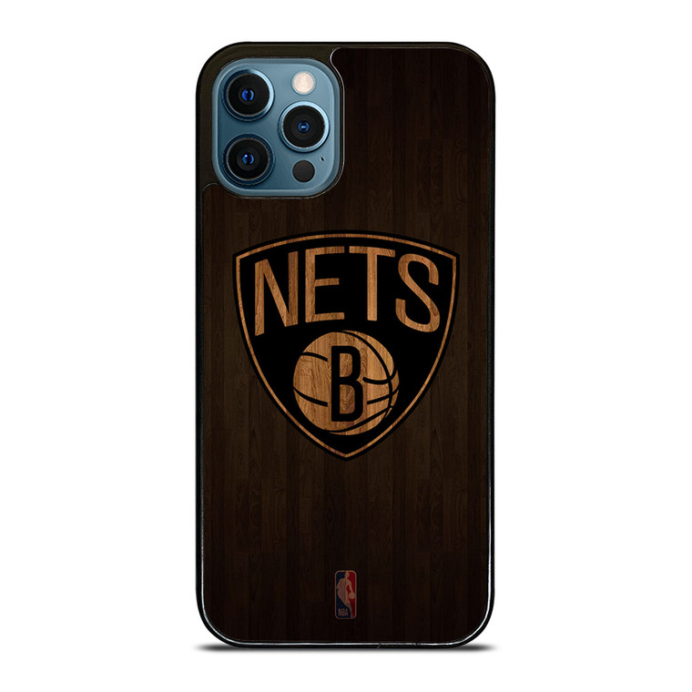 BROOKLYN NETS BASKETBALL COURT NBA iPhone 12 Pro Max Case Cover