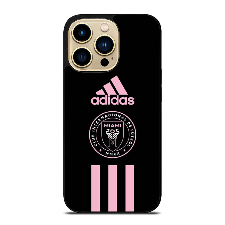 INTER MIAMI FC ADIDAS STRIPES iPhone 14 Pro Max Case Cover