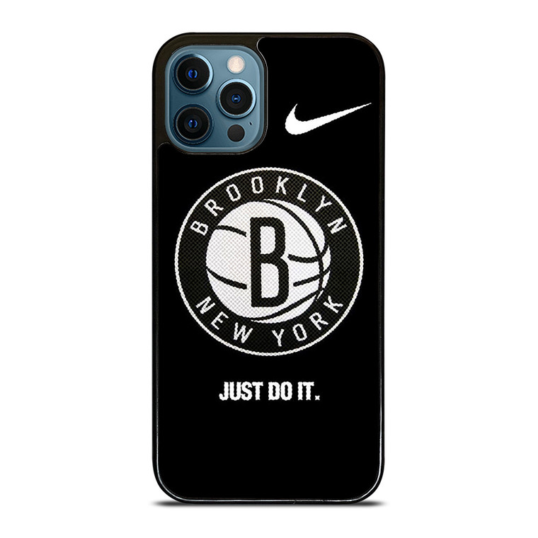 BROOKLYN NETS NBA BASKETBALL LOGO 3 iPhone 12 Pro Max Case Cover