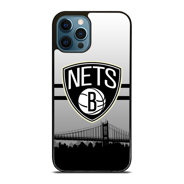 BROOKLYN NETS NBA SKYLINE iPhone 12 Pro Max Case Cover