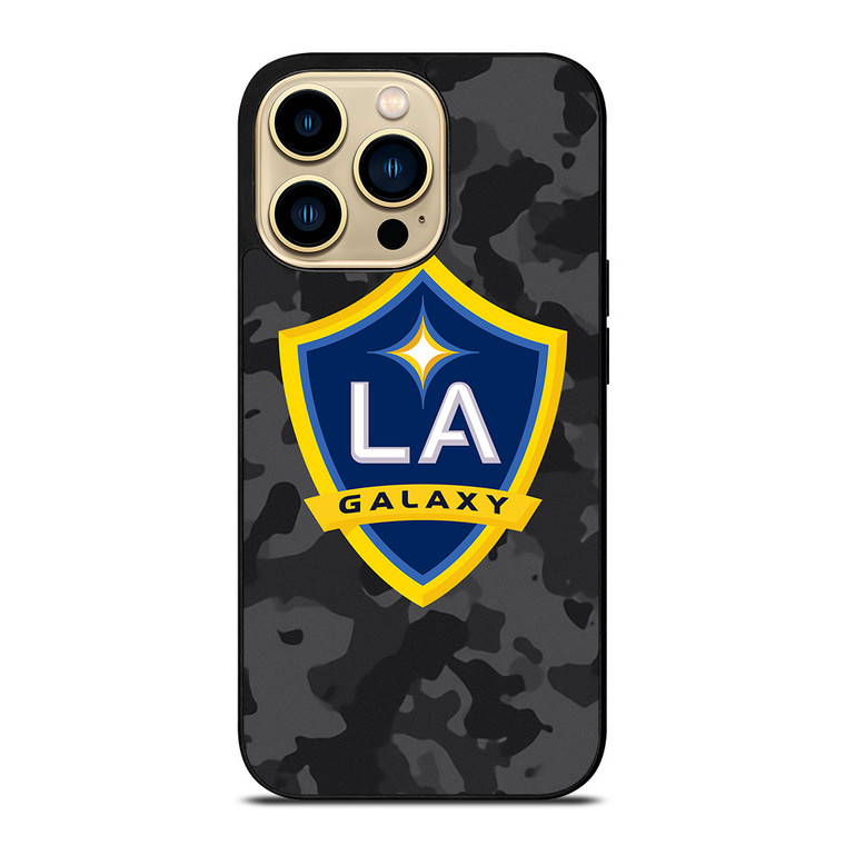 LA GALAXY MLS BLACK CAMO iPhone 14 Pro Max Case Cover