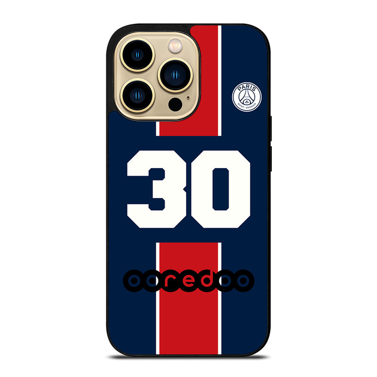 LIONEL MESSI PSG PARIS SAINT GERMAIN 30 iPhone 14 Pro Max Case Cover