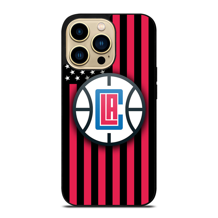 LOS ANGELES CLIPPERS NBA USA FLAG iPhone 14 Pro Max Case Cover LOS ANGELES CLIPPERS NBA USA FLAG iPhone 14 Pro Max Case Cover