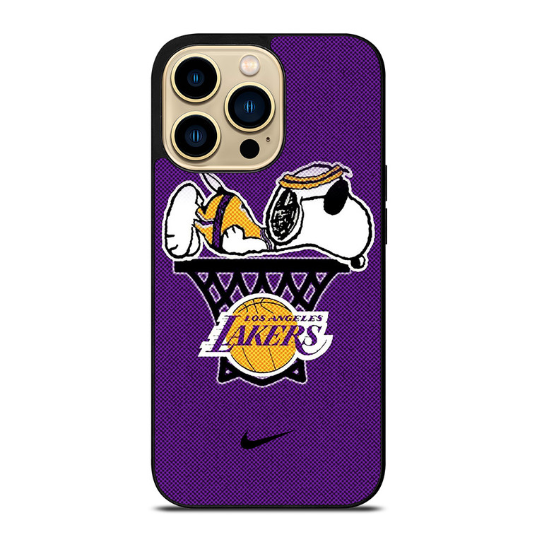 LOS ANGELES LAKERS NIKE SNOOPY iPhone 14 Pro Max Case Cover LOS ANGELES LAKERS NIKE SNOOPY iPhone 14 Pro Max Case Cover