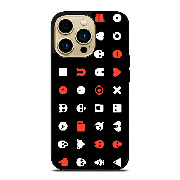LOVE DEATH AND ROBOTS PATTERN iPhone 14 Pro Max Case Cover