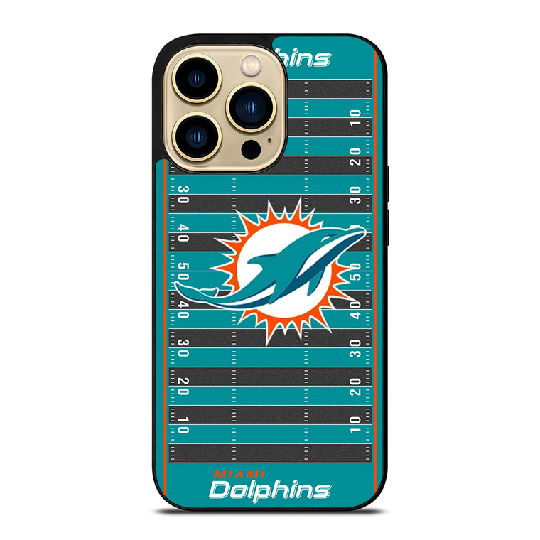 MIAMI DOLPHINS FOOTBALL FIELD iPhone 14 Pro Max Case Cover