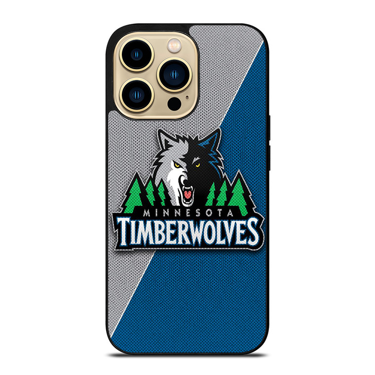 MINNESOTA TIMBERWOLVES NBA BASKETBALL LOGO iPhone 14 Pro Max Case Cover