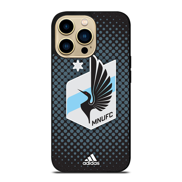 MINNESOTA UNITED FC SOCCER MLS ADIDAS iPhone 14 Pro Max Case Cover