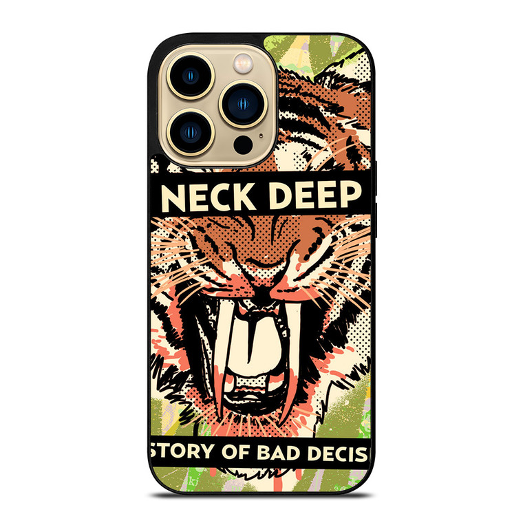 NECK DEEP A HISTORY OF A BAD DECISIONS iPhone 14 Pro Max Case Cover