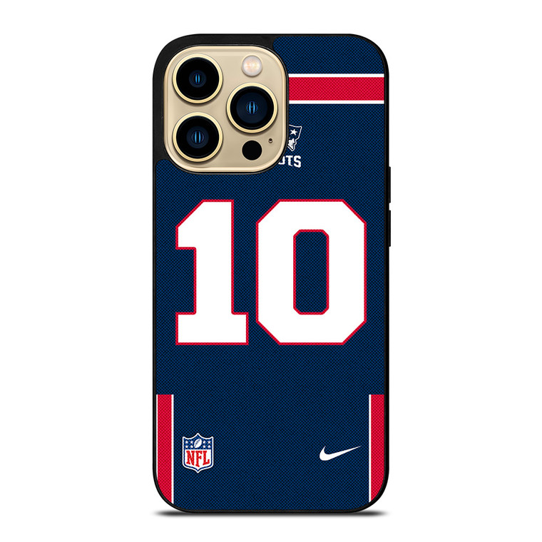 NEW ENGLAND PATROTS MAC JONES 10 NFL NIKE iPhone 14 Pro Max Case Cover