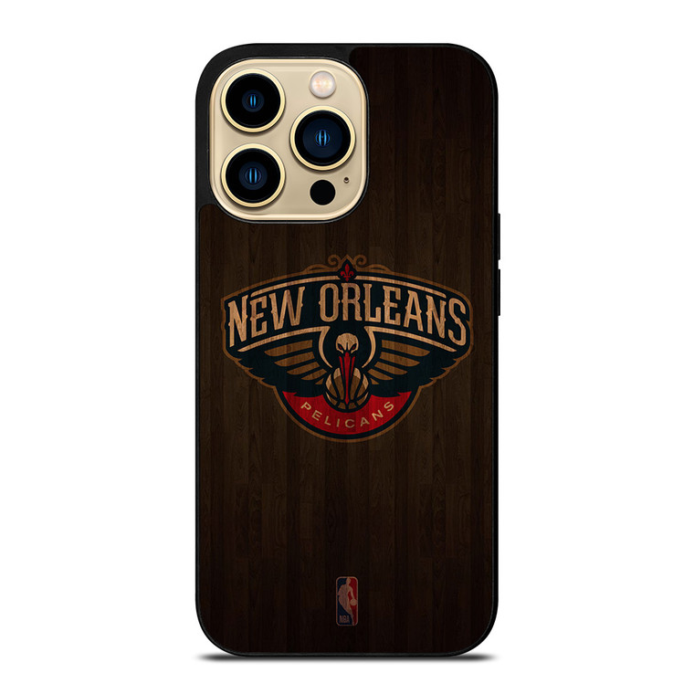 NEW ORLEANS PELICANS BASKETBALL COURT NBA iPhone 14 Pro Max Case Cover