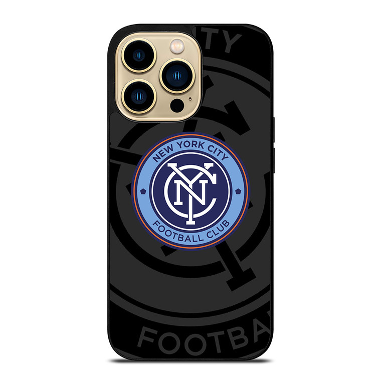 NEW YORK CITY FC MLS BLACK iPhone 14 Pro Max Case Cover