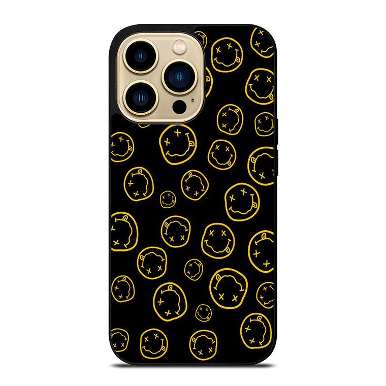 NIRVANA ROCK ICON PATTERN iPhone 14 Pro Max Case Cover