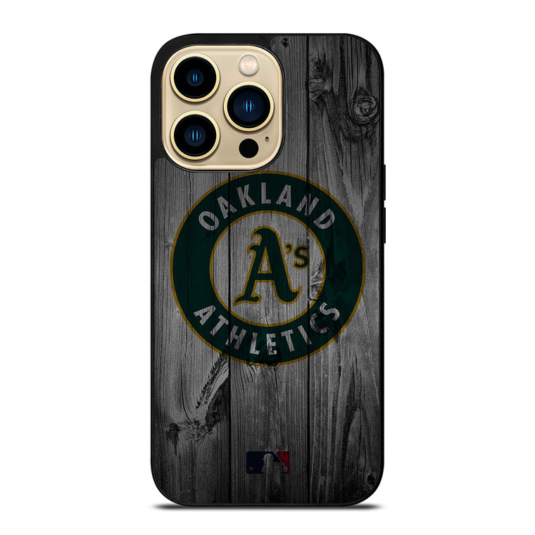 OAKLAND ATHLETICS BASEBALL MLB WOOD LOGO iPhone 14 Pro Max Case Cover