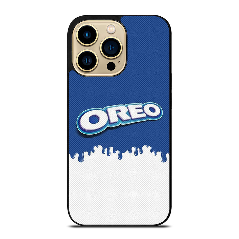 OREO CHOCOLATE MILK COOKIES LOGO iPhone 14 Pro Max Case Cover