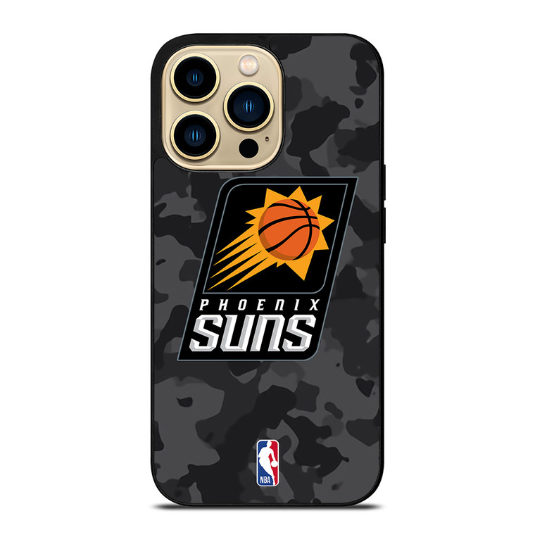 PHOENIX SUNS BLACK CAMO iPhone 14 Pro Max Case Cover