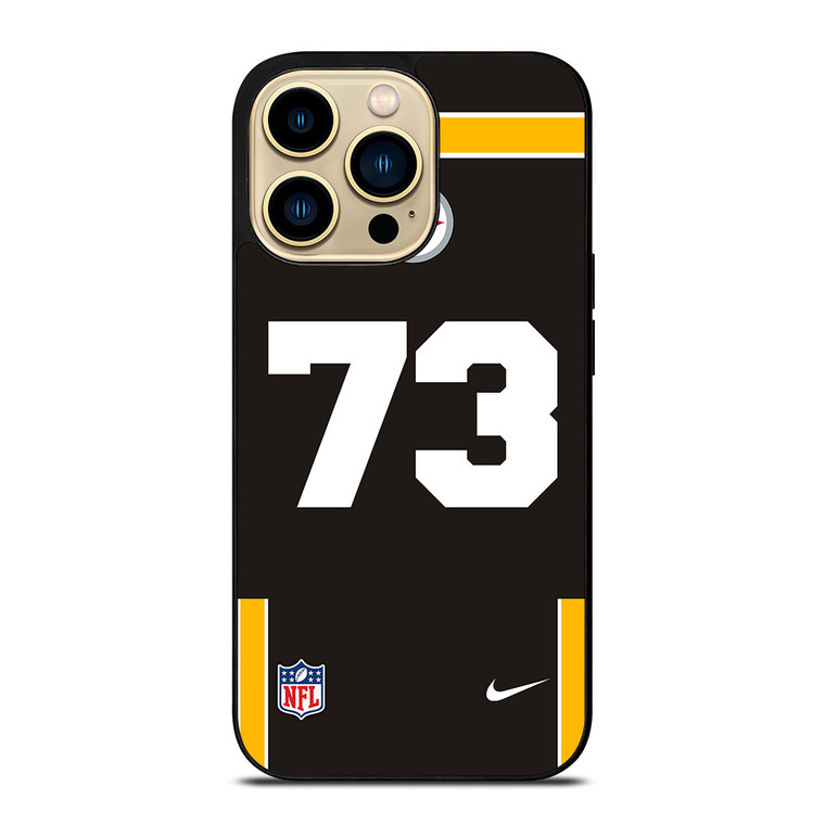 PITTSBURGH STEELERS JOE HAEG 73 NFL NIKE iPhone 14 Pro Max Case Cover