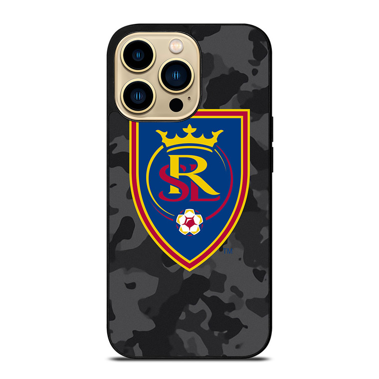 REAL SALT LAKE MLS BLACK CAMO iPhone 14 Pro Max Case Cover REAL SALT LAKE MLS BLACK CAMO iPhone 14 Pro Max Case Cover