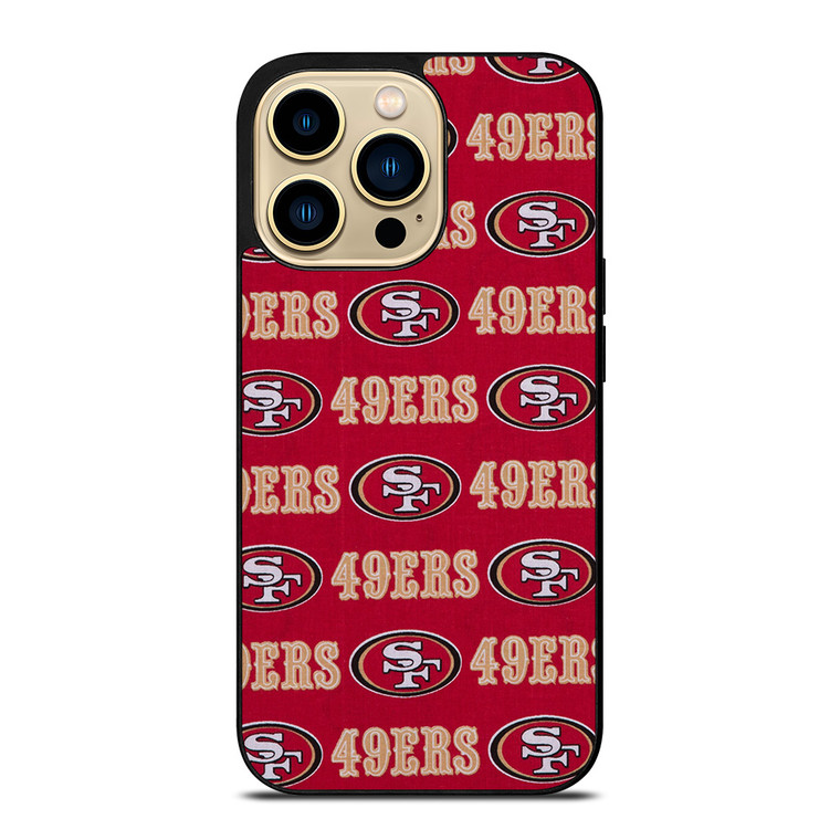 SAN FRANCISCO 49ERS PATTERN iPhone 14 Pro Max Case Cover