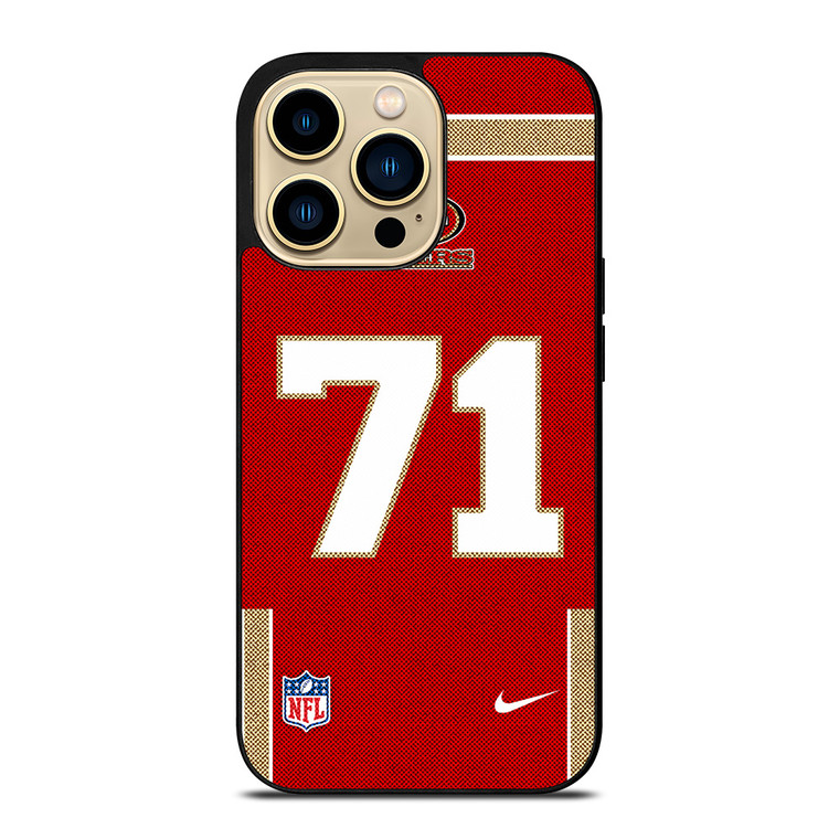SAN FRANCISCO 49ERS TRENT WILLIAMS 71 NFL NIKE iPhone 14 Pro Max Case Cover