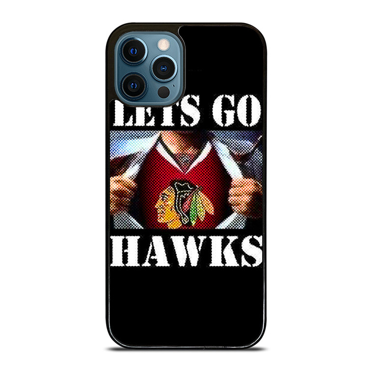 CHICAGO BLACKHAWKS NHL HOCKEY FANS iPhone 12 Pro Max Case Cover