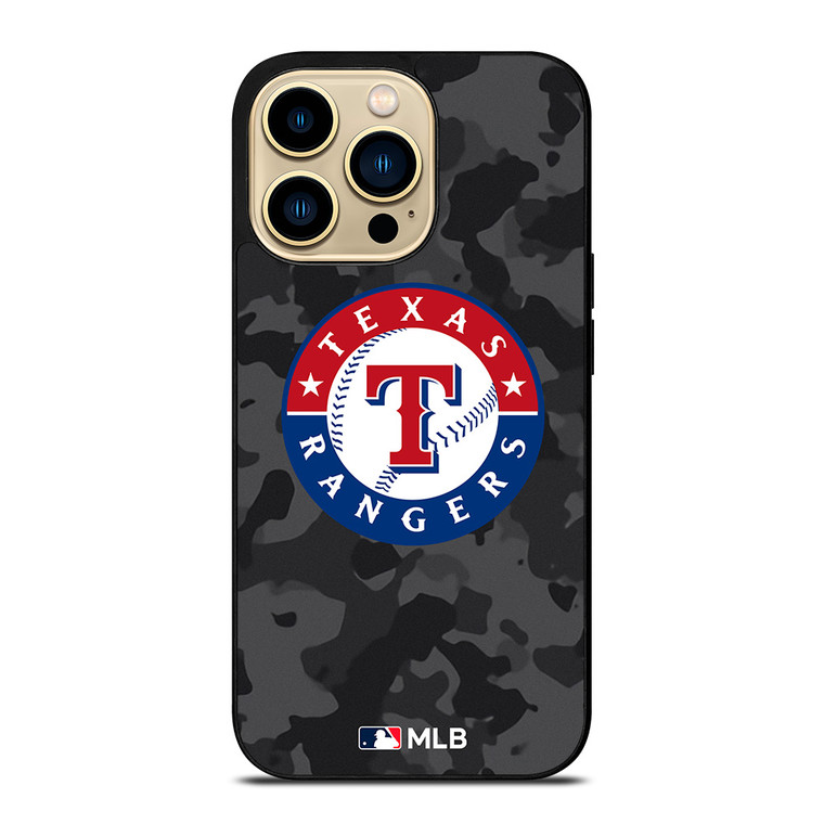 TEXAS RANGERS BASEBALL BLACK CAMO iPhone 14 Pro Max Case Cover
