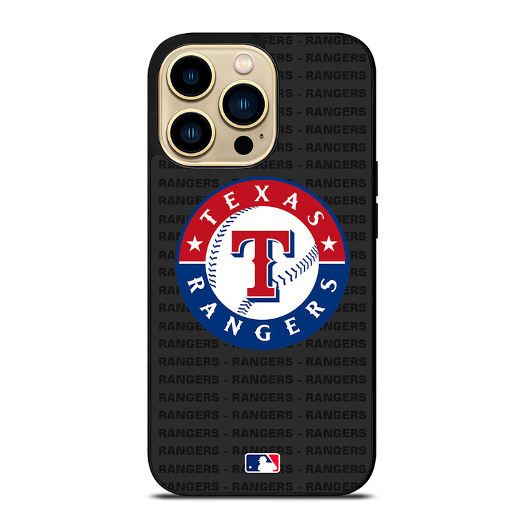 TEXAS RANGERS BASEBALL BLACK iPhone 14 Pro Max Case Cover