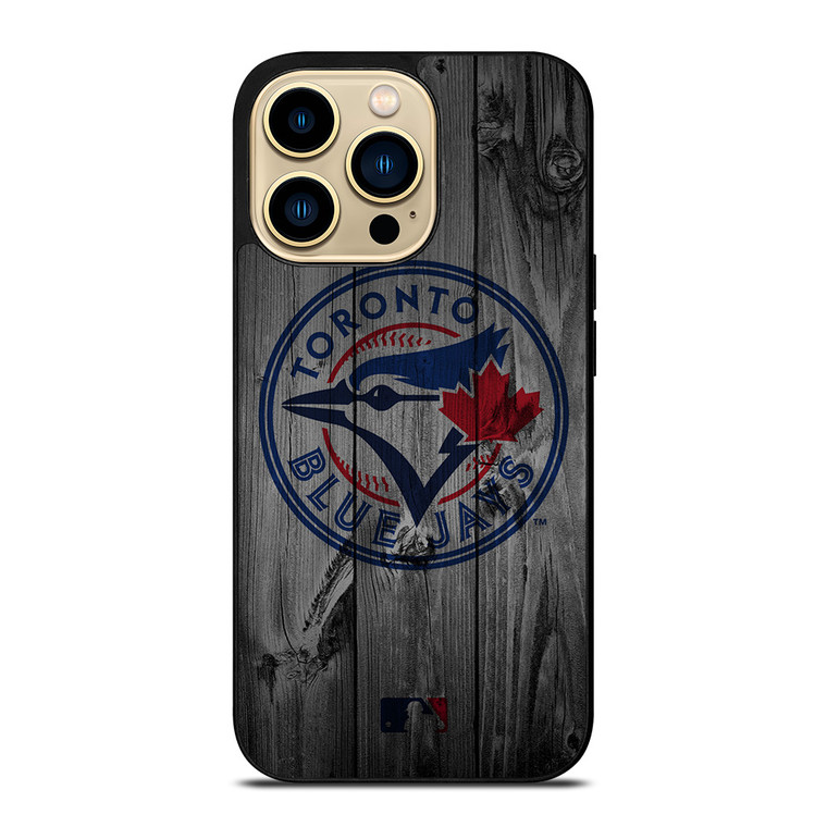 TORONTO BLUE JAYS BASEBALL MLB WOOD LOGO iPhone 14 Pro Max Case Cover