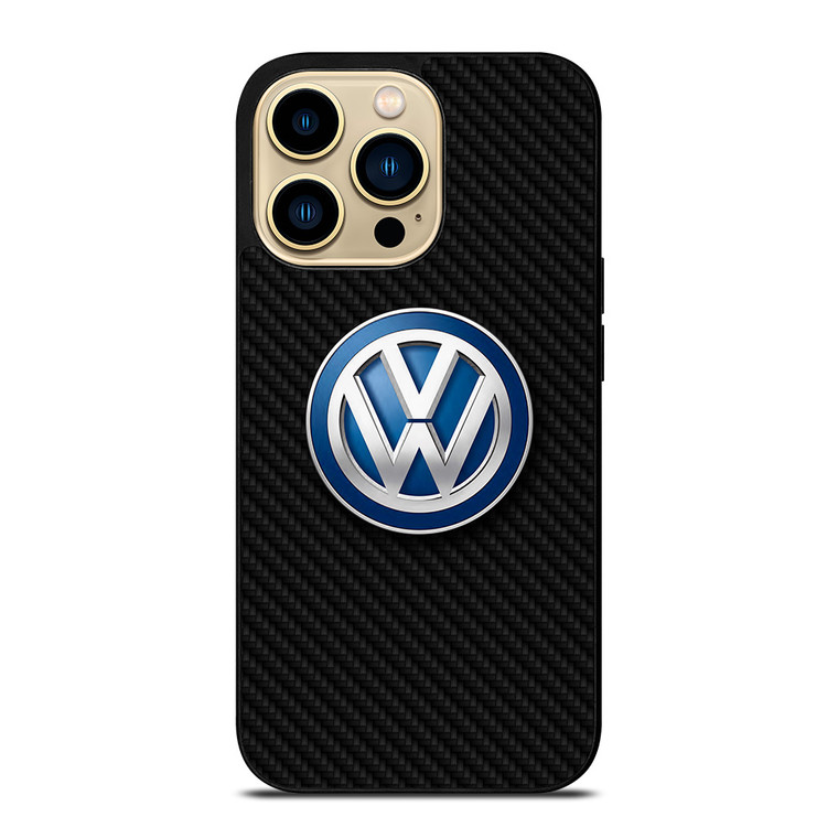 VOLKSWAGEN MOTOR CARBON FIBER iPhone 14 Pro Max Case Cover
