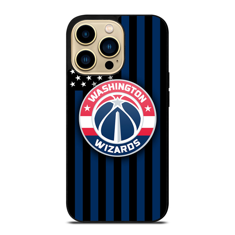 WASHINGTON WIZARDS NBA USA FLAG iPhone 14 Pro Max Case Cover