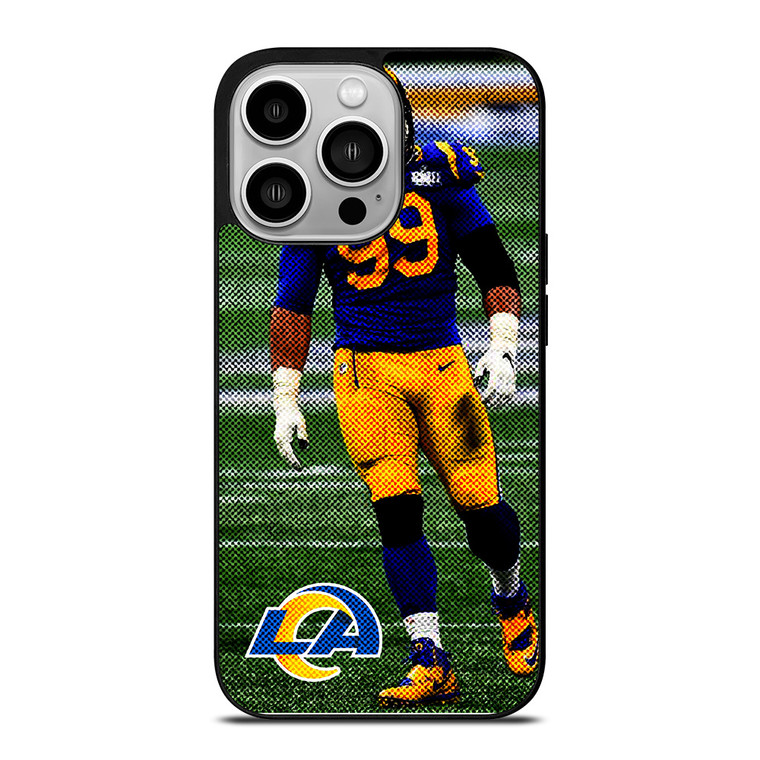 AARON DONALD 99 LOS ANGELES RAMS NFL FOOTBALL 2 iPhone 14 Pro Case Cover AARON DONALD 99 LOS ANGELES RAMS NFL FOOTBALL 2 iPhone 14 Pro Case Cover