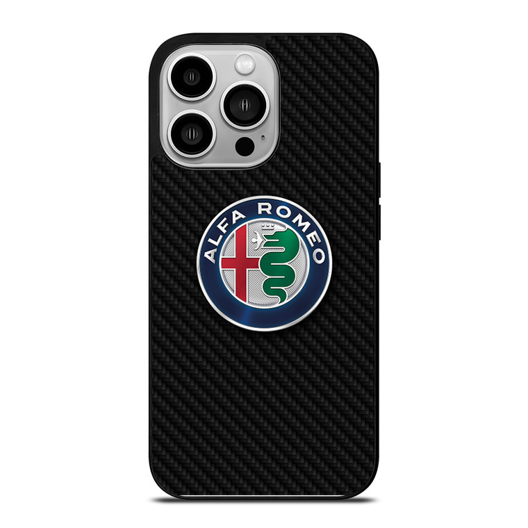 ALFA ROMEO CAR CARBON FIBER iPhone 14 Pro Case Cover